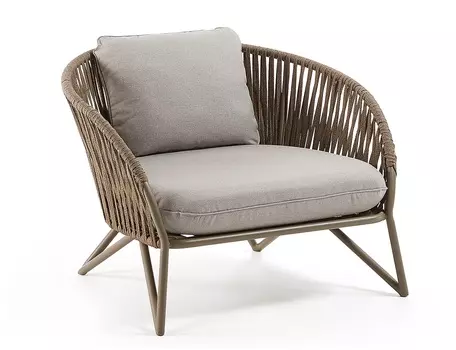 Кресло branzie (la forma) коричневый 100x77x90 см.