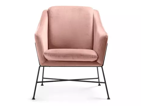 Кресло brida (la forma) розовый 68x82x73 см.