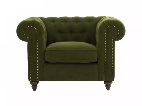 Кресло chester classic (ogogo) зеленый 107x75x80 см.