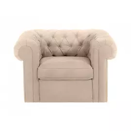 Кресло chesterfield (ogogo) бежевый 115x73x105 см.