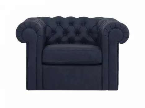 Кресло chesterfield (ogogo) черный 115x73x105 см.