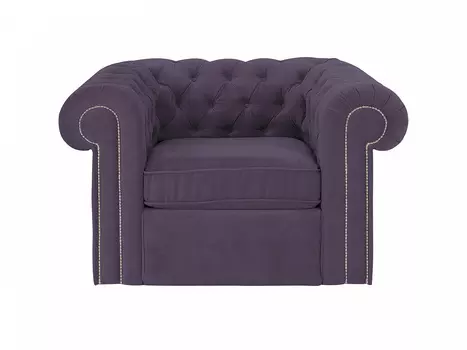 Кресло chesterfield (ogogo) фиолетовый 115x73x105 см.