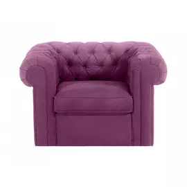 Кресло chesterfield (ogogo) фиолетовый 115x73x105 см.