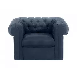 Кресло chesterfield (ogogo) синий 115x73x105 см.