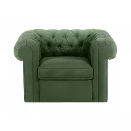 Кресло chesterfield (ogogo) зеленый 115x73x105 см.