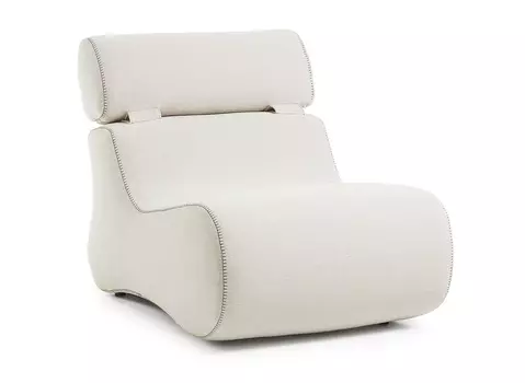 Кресло club (la forma) белый 79x105 см.