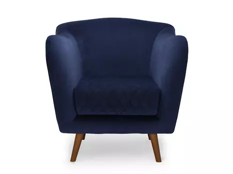 Кресло cool (myfurnish) синий 82x84x91 см.