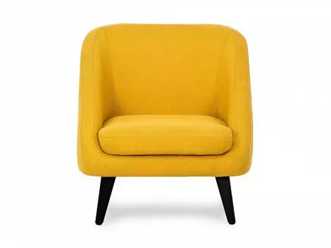 Кресло corsica (ogogo) желтый 74x77x85 см.