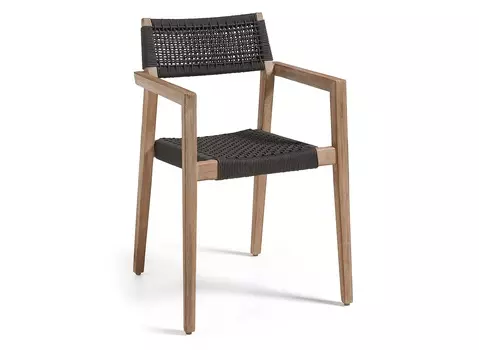 Кресло corvette (la forma) серый 57x82x54 см.