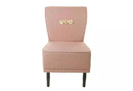 Кресло цветы прованса (la neige) красный 60.0x96.0x75.0 см.