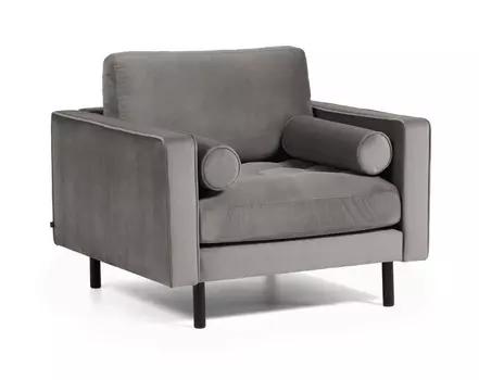 Кресло debra (la forma) серый 102x85x98 см.