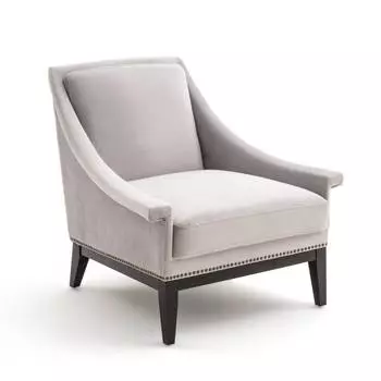 Кресло demassi (laredoute) серый 80x78x80 см.