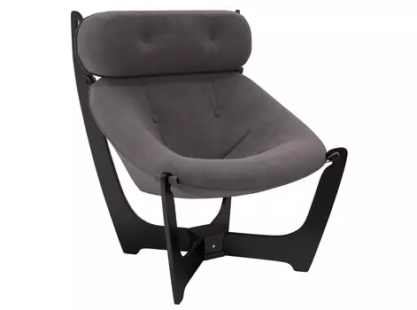 Кресло для отдыха (комфорт) серый 76x97x77 см.