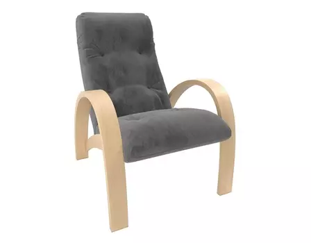 Кресло для отдыха (milli) серый 79x94x72 см.