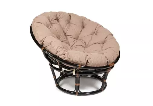 Кресло для отдыха папасан черный (bigarden) черный 110x60 см.