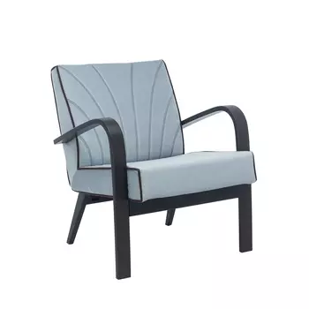 Кресло для отдыха шелл (комфорт) серый 62x73x71 см.