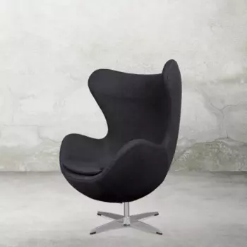 Кресло egg chair (desondo) черный