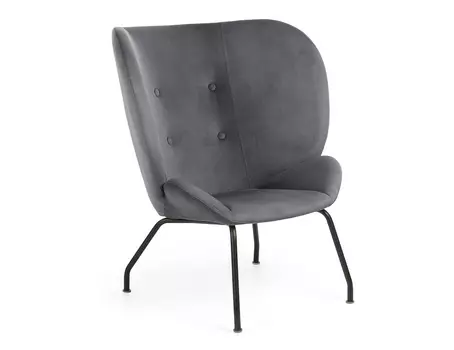 Кресло egg vernen (la forma) серый 90x98x82 см.