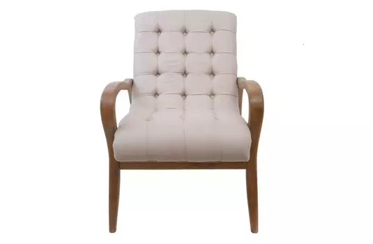 Кресло elisio (mak-interior) бежевый 68x95x89 см.