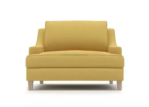 Кресло encel (dubrava) желтый 120x90.0x105.0 см.