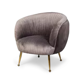 Кресло evgenis grey (desondo) серый