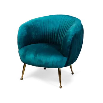 Кресло evgenis turquoise (desondo) синий