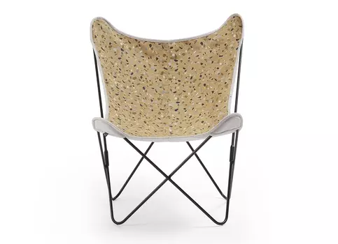 Кресло flynn (la forma) бежевый 83x94x90 см.