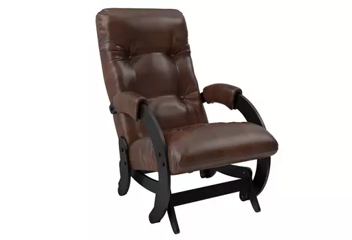 Кресло-глайдер модель 68 (комфорт) коричневый 55x100x88 см.