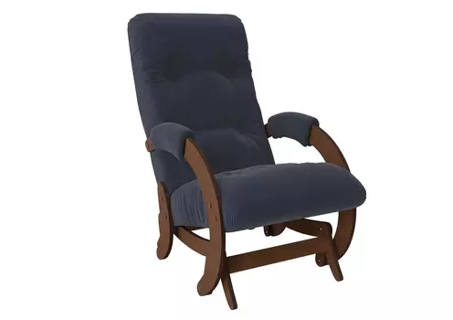 Кресло-глайдер модель 68 (комфорт) синий 55x100x88 см.