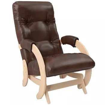 Кресло-глайдер oxford-68 (milli) коричневый 55x100x88 см.