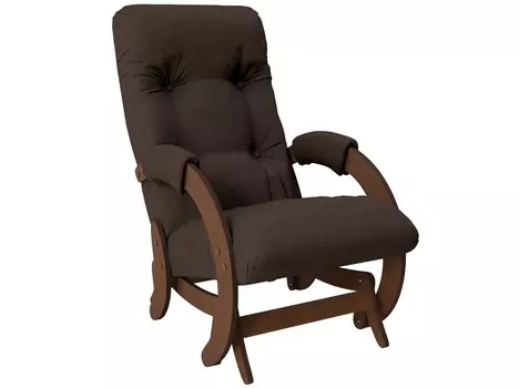 Кресло-глайдер oxford-68 (milli) коричневый 55x100x88 см.