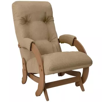 Кресло-глайдер oxford-68 (milli) коричневый 55x100x88 см.