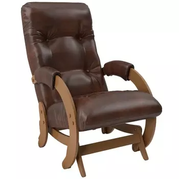 Кресло-глайдер oxford-68 (комфорт) коричневый 55x100x88 см.