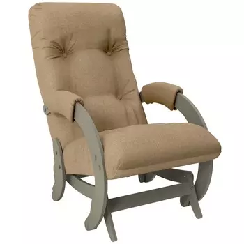 Кресло-глайдер oxford-68 (milli) коричневый 55x100x88 см.