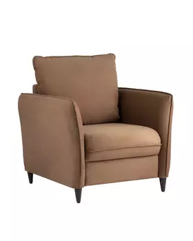 Кресло говард велюр капучино (stoolgroup) коричневый