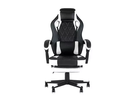 Кресло игровое topchairs virage (stoolgroup) черный 54x116x69 см.