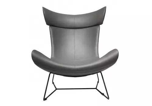 Кресло imola loft (bradexhome) серый 88x107x88 см.