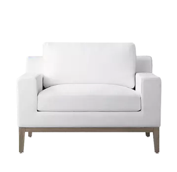 Кресло italia track (idealbeds) белый 110x82x105 см.