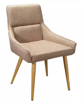 Кресло jean браун натур (r-home) бежевый 57x84x55 см.