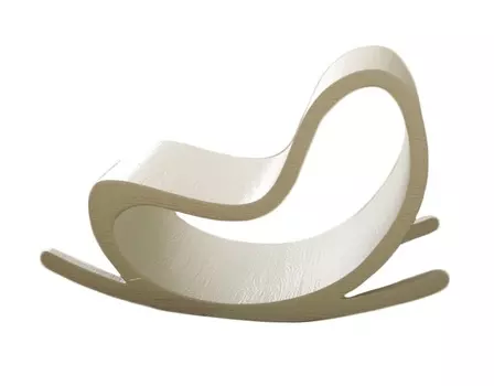 Кресло-качалка цикл (odingeniy) белый 50.0x76.0x122.0 см.