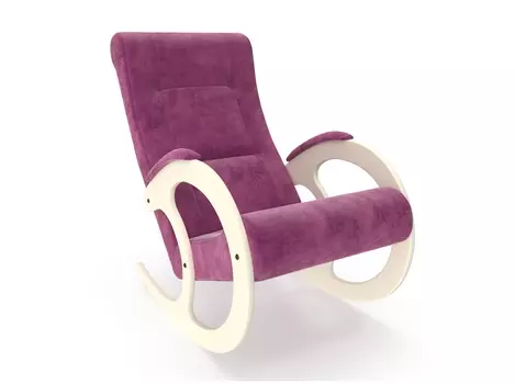 Кресло-качалка engle (комфорт) фиолетовый 58x104x87 см.