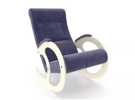 Кресло-качалка engle (комфорт) синий 58x104x87 см.