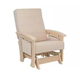 Кресло-качалка глайдер нордик (milli) бежевый 73x100x90 см.