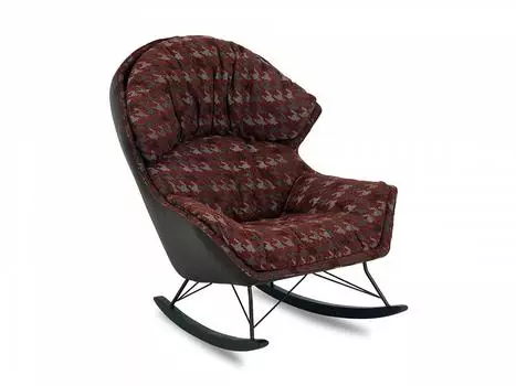 Кресло-качалка oscar pump (ogogo) красный 88x108x97 см.