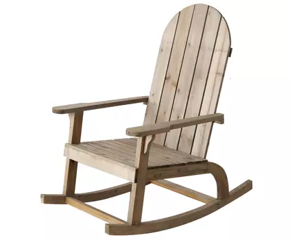 Кресло-качалка (to4rooms) коричневый 105x112x75 см.