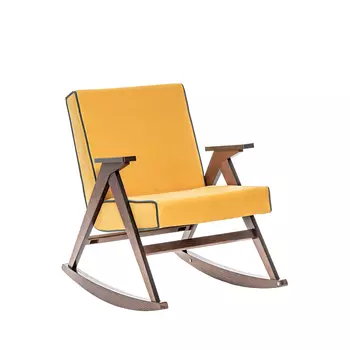 Кресло-качалка вест (комфорт) желтый 65x84x86 см.