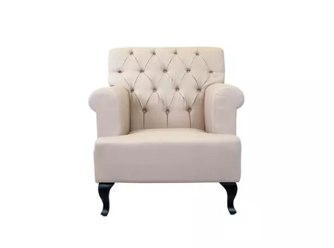 Кресло kaniel (mak-interior) бежевый 90x110x90 см.