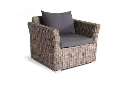 Кресло капучино (outdoor) бежевый 105x81x85 см.