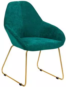 Кресло kent измр/линк золото (r-home) зеленый 58x84x58 см.