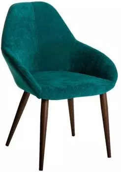 Кресло kent измр/тёмный орех (r-home) зеленый 58x84x58 см.